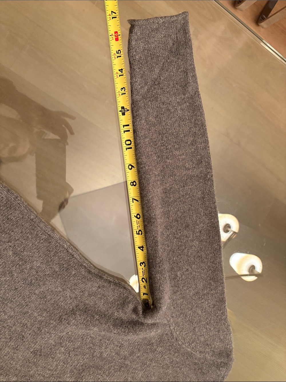 Eileen Fisher cashmere Gray Cardigan sweater - Picture 6 of 10